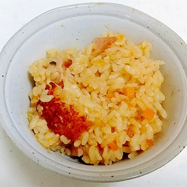 チャーシューの炊き込みご飯++
